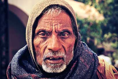 Sadhu Asia India Vrindavan Picture