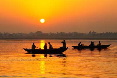 India Boats Ganges Varinasi Picture