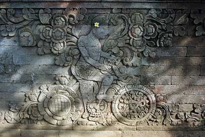 Indonesia Bas-Relief Temple Bali Picture