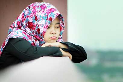 Hijab Portrait Indonesia Female Picture