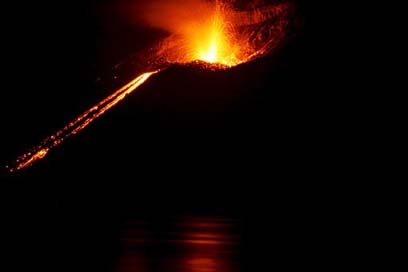 Volcano Krakatoa Mountain Erupting Picture