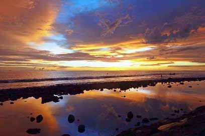 Landscape Clouds Natural Sunset Picture