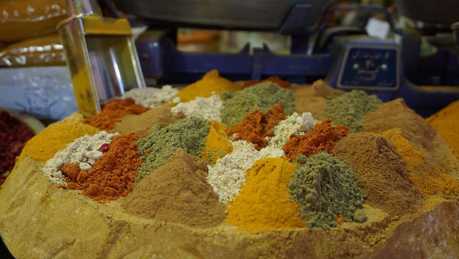 Iran Isfahan Bazaar Spices