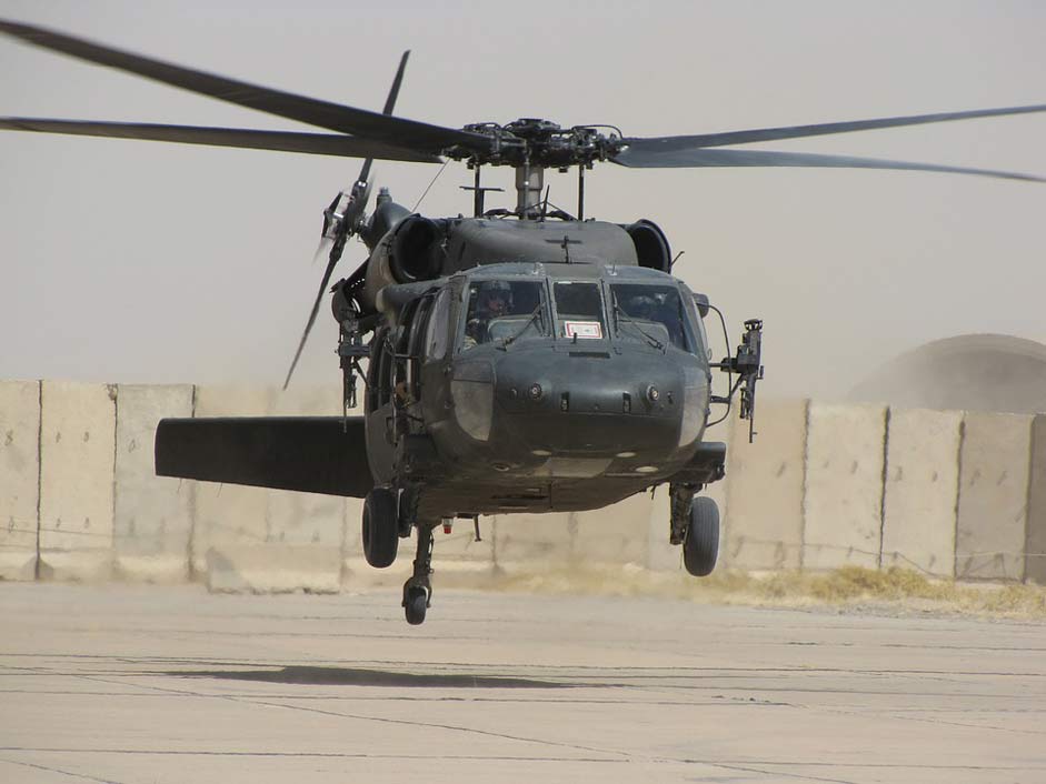 Military Blackhawk Iraq Helicopter