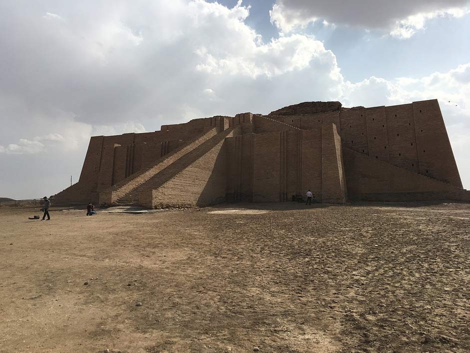 Antique Old Iraq Ziggurat