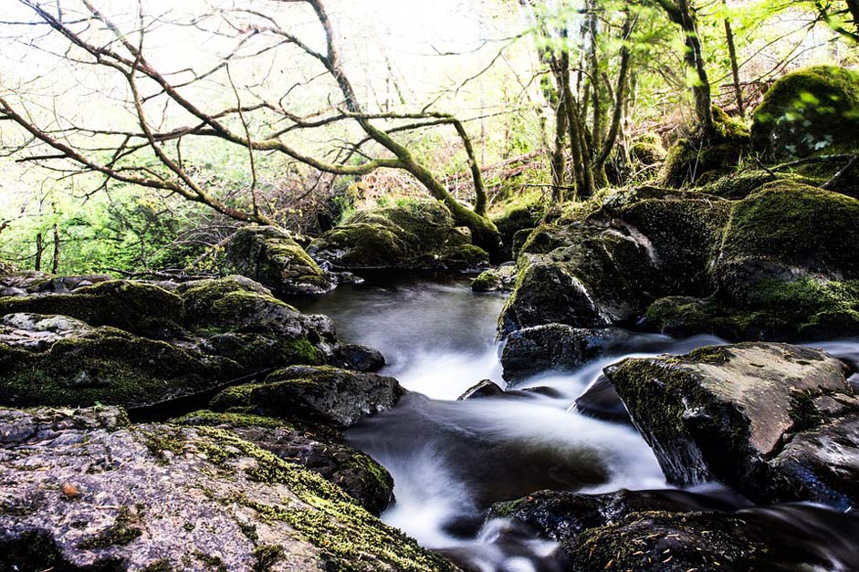 Waterfall Tourmakeady River Bach