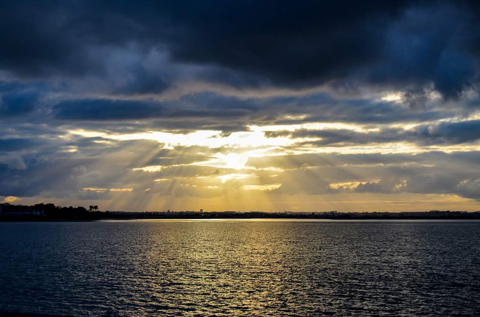 Heaven Dusk Coastline Coast