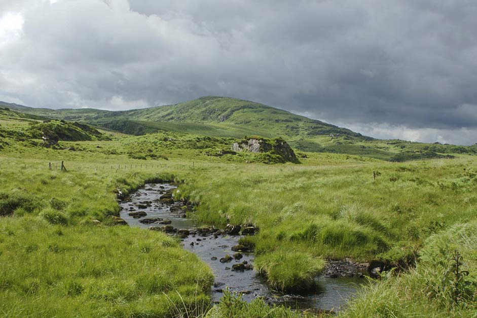 Hill Clouds Sky Ireland