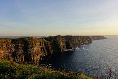 Cliffs Sunset Ireland Sea Picture