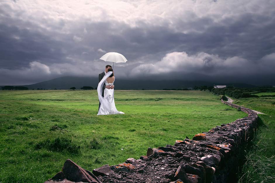 Landscape Bride-And-Groom Ireland Wedding