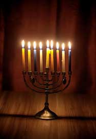 Hanukkah Candles Candlestick Judaism Picture