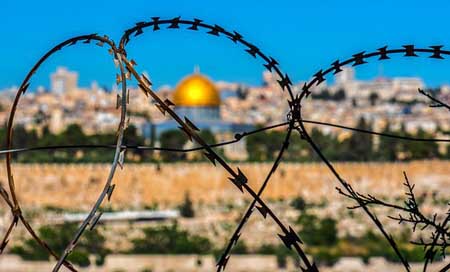 Barbed-Wire Temple Holy-Land Jerusalem Picture