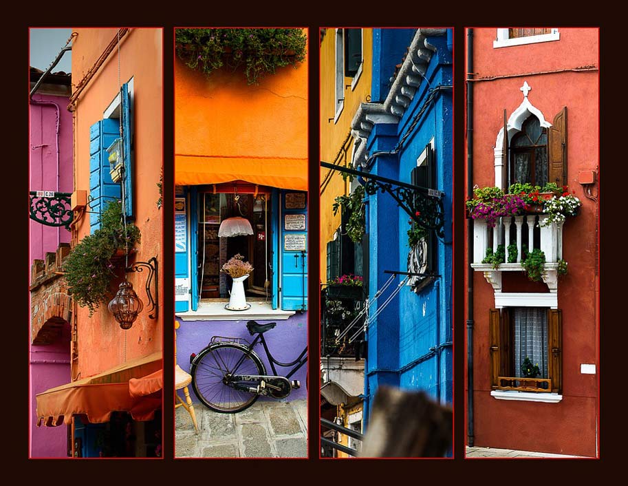 Vacations Italy Collage Architecture