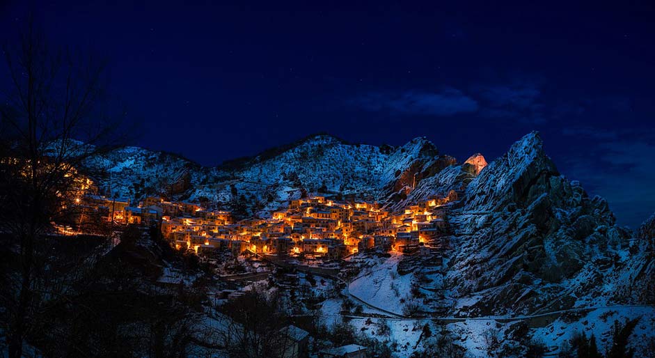 Town Village Italy Castelmezzano