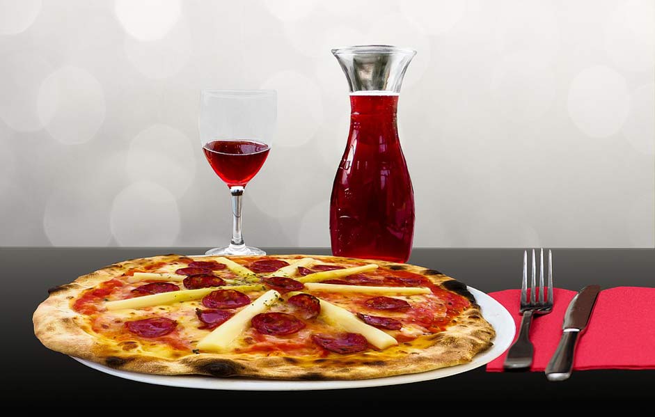 Restaurant Drink Pizza Eat