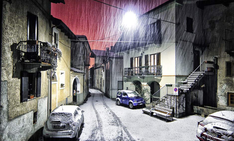 Italy Piemonte Snow Montestrutto