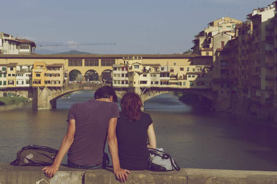 People Italy Florence Ponte-Vecchio