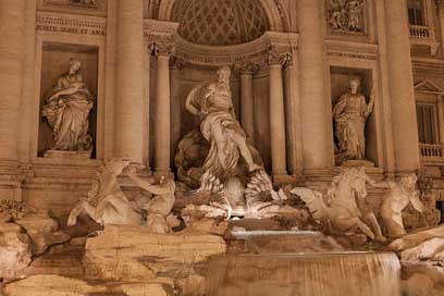 Architecture Baroque Art Trevi-Fountain Picture
