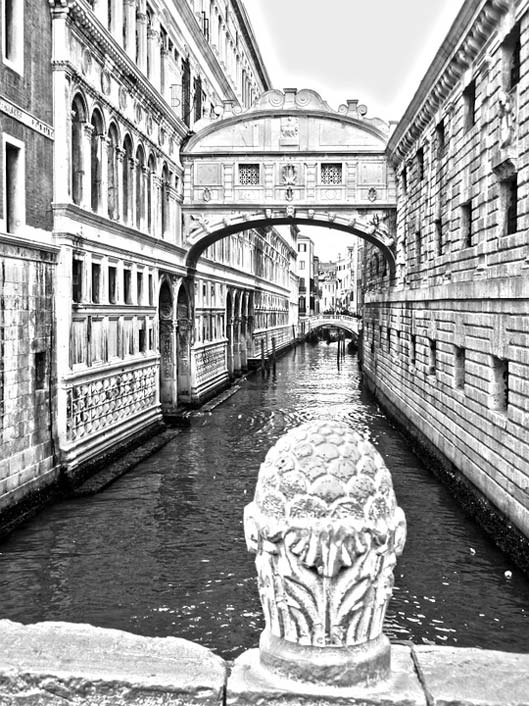 Water Bridge Bridge-Of-Sighs Venice