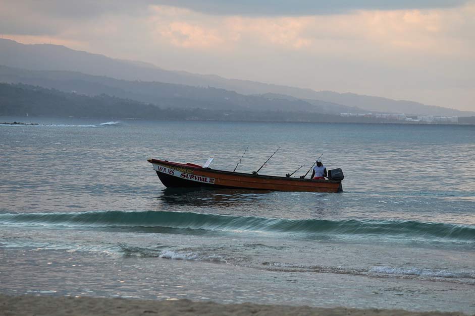 Fisherman Water Sunset Fishing