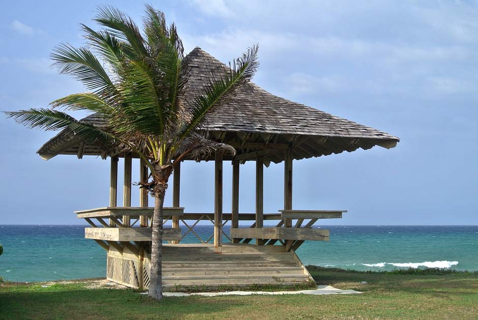 Palm Caribbean Beach-Hut Jamaica