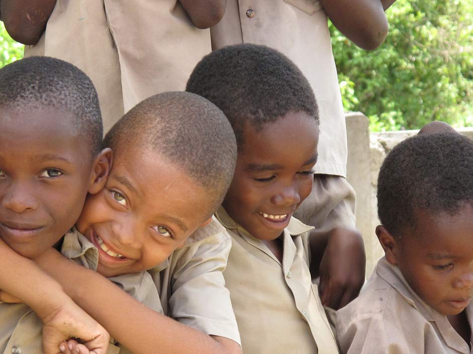 Outside Children Boys Jamaica