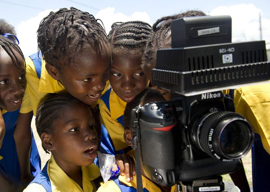 Camera Children Jamaica Kingston