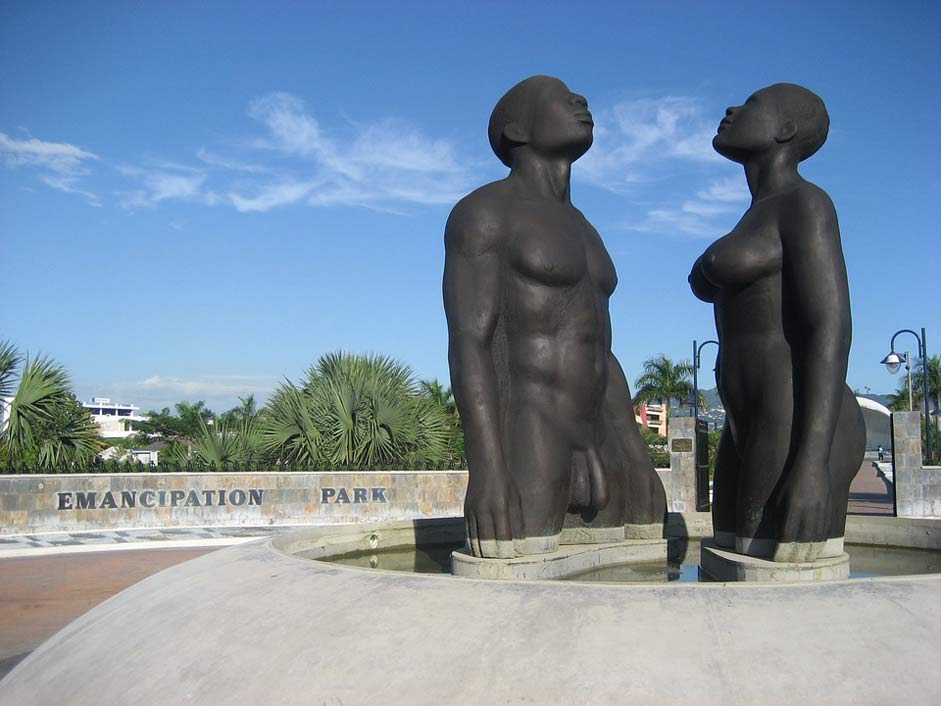 Naked Woman Man Statue