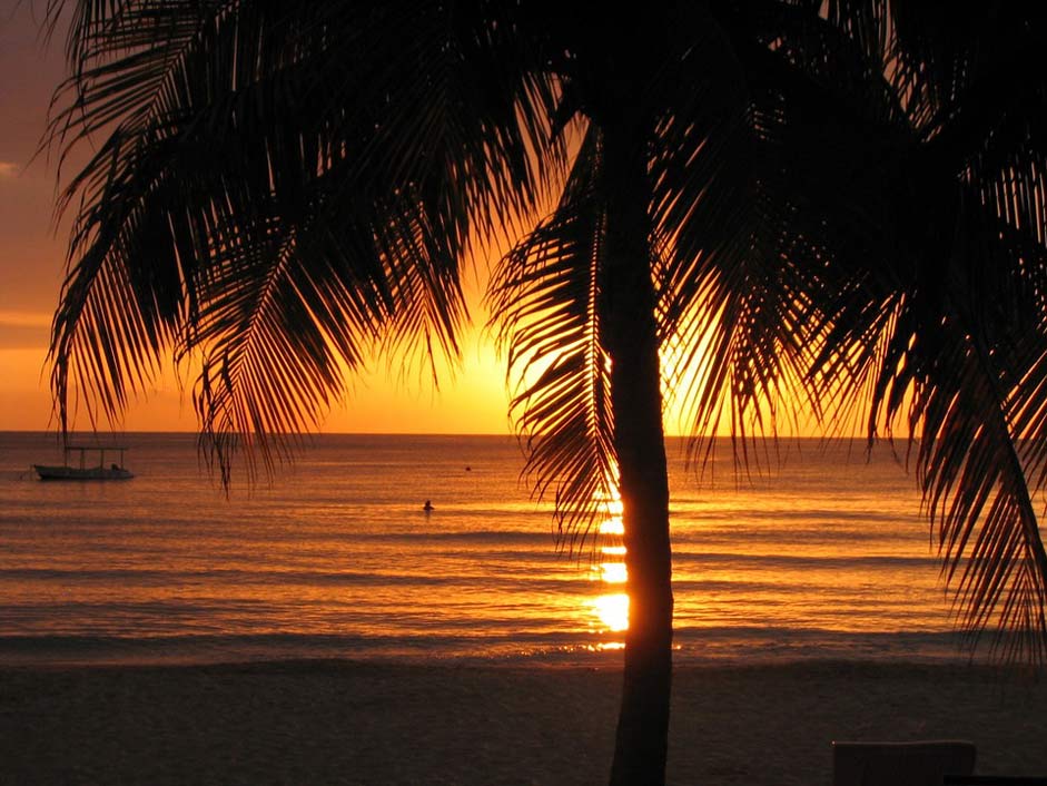 Negril Jamaica Beach Sunset