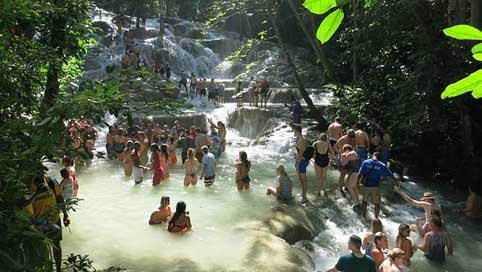 Jamaica Caribbean Travel Dunn'S-River-Falls Picture