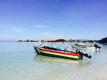 Jamaica Boat Beach Negril Picture