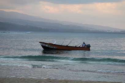 Fishing Fisherman Water Sunset Picture