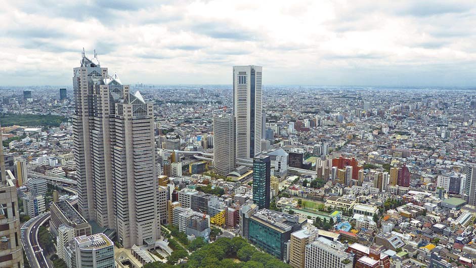 Building Skyscraper Tokyo Japan