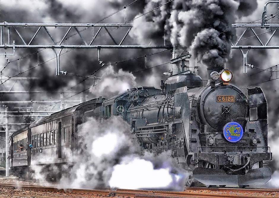 Hdr Locomotive Train Japan