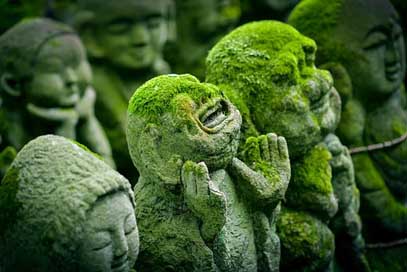 Kyoto Jizo Statue Japan Picture