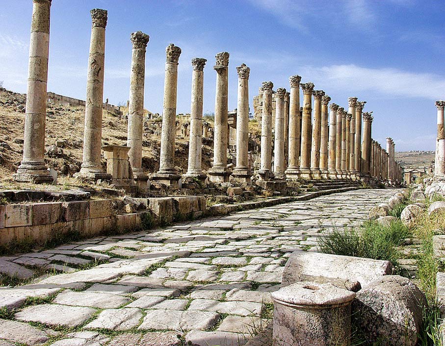 Ancient Ruins Jordan Jerash