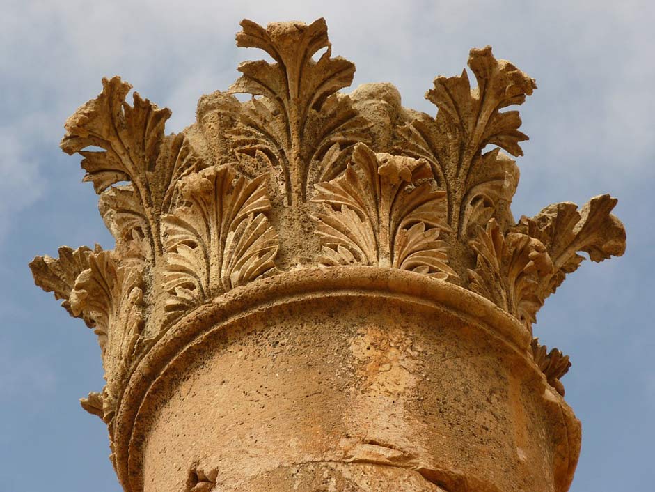 Jordan Jerash Gerasa Temple-Of-Artemis