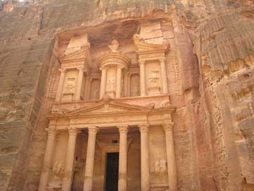 Petra Landmark Carved-Wall Jordan Picture
