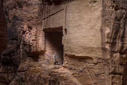 Jordan Mountain Tomb Petra Picture