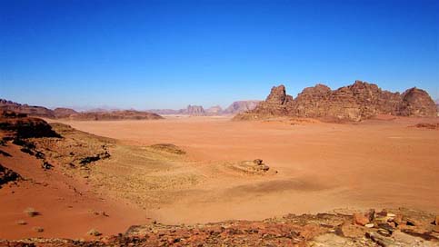 Wadi-Rum Desert Red-Sand Jordan Picture