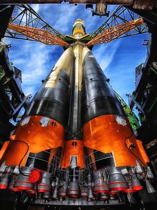 Space Rocket Soyuz Kazakhstan