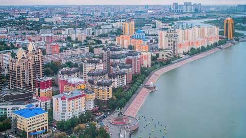 Astana River Left-Coast Kazakhstan Picture