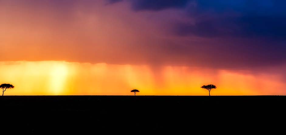Storm Landscape Africa Kenya