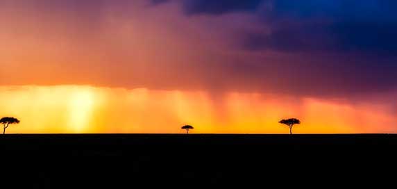 Kenya Storm Landscape Africa Picture
