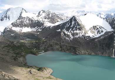 Ala-Wheels Snow Mountains Kyrgyzstan Picture