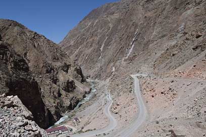 Kyrgyzstan Mountain Landscape Asia Picture