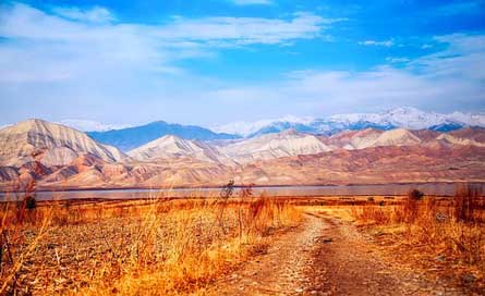 Kyrgyzstan Nature Mountains Landscape Picture