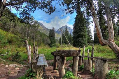 Kyrgyzstan  Landscape Mountains Picture