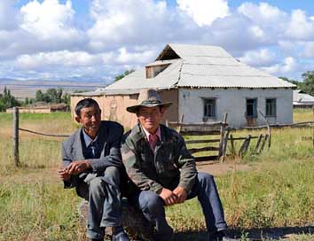 Kyrgyzstan Farm Meeting Peasantry Picture