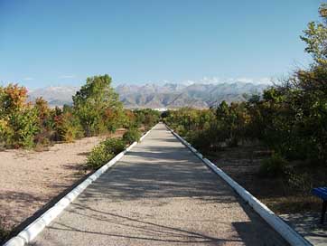 Road Nature Kyrgyzstan Mountains Picture